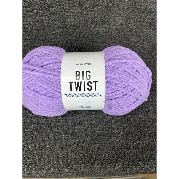 Big Twist Other - Big Twist POSH Yarn UBE MILK TEA * 1 Skein Crochet Knit..